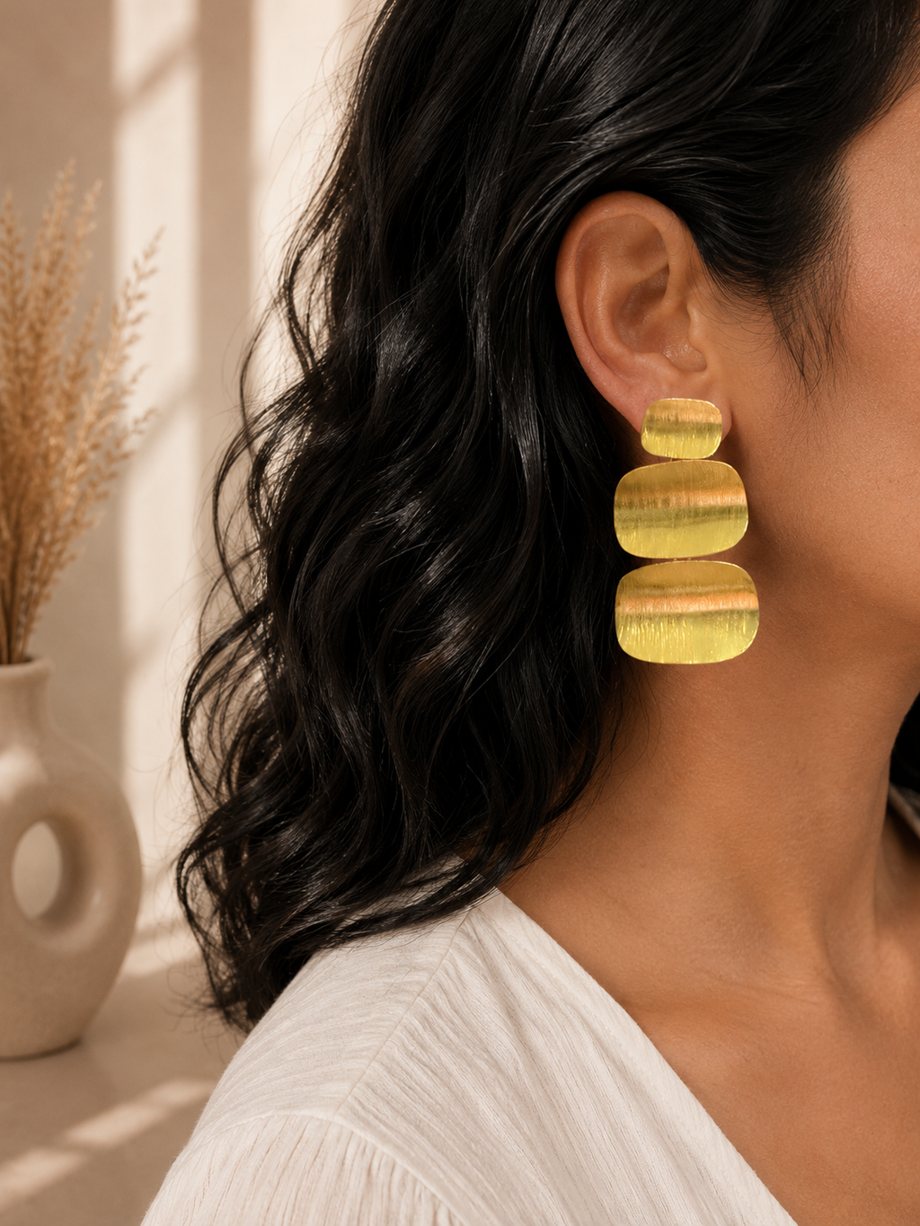 Stack attack earrings