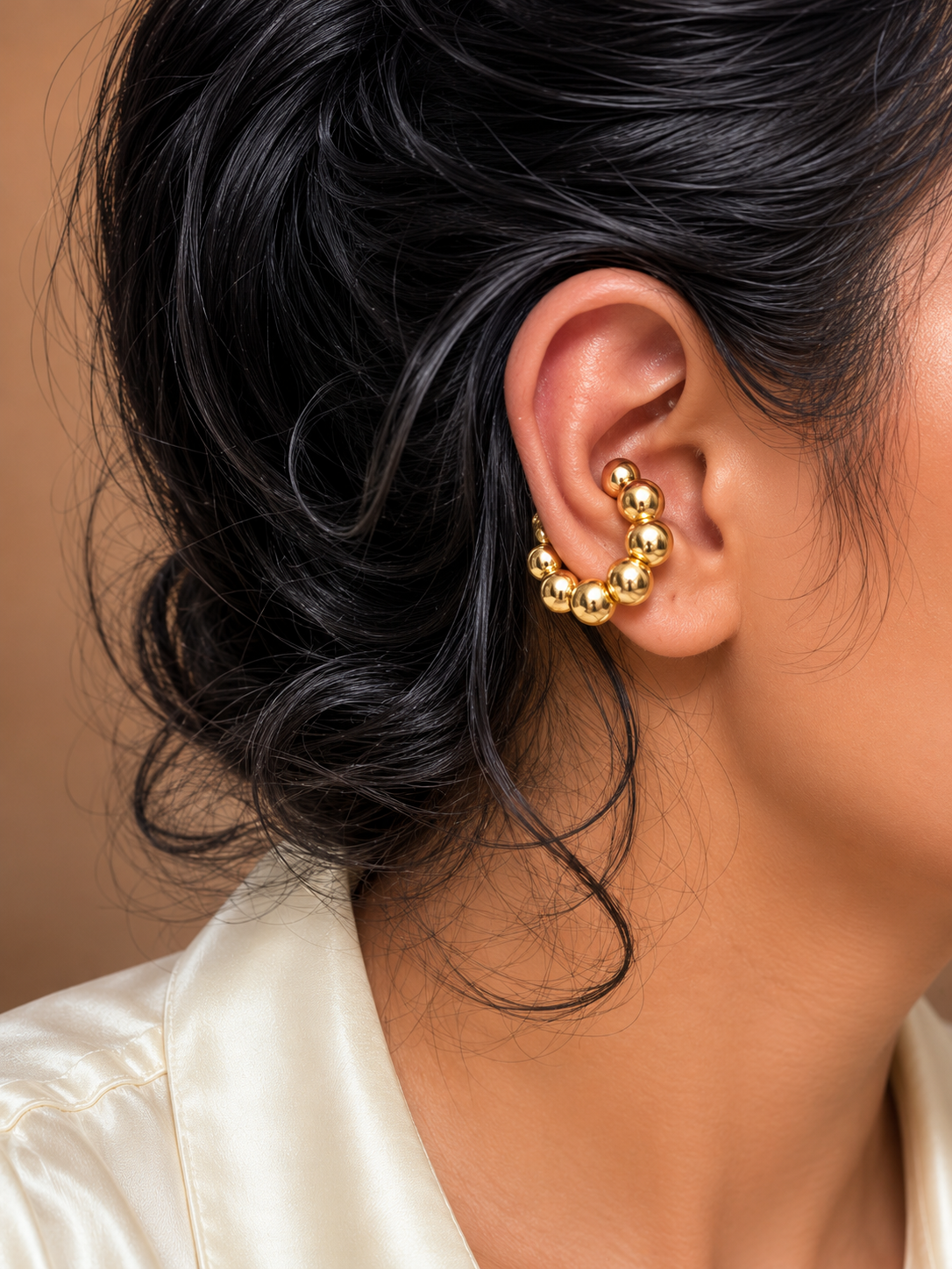 Bubble earcuff- big (Pair)