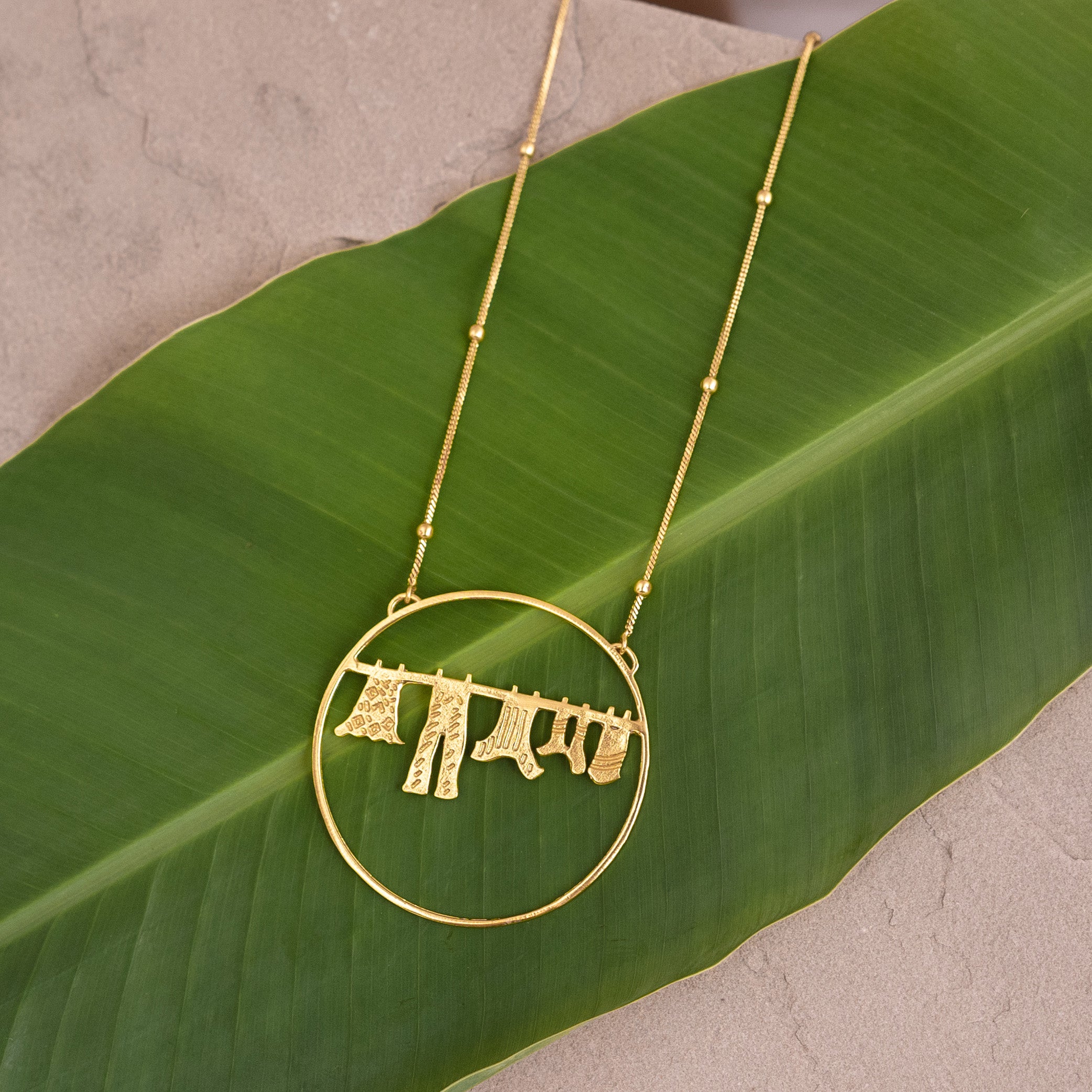 Clothesline Necklace