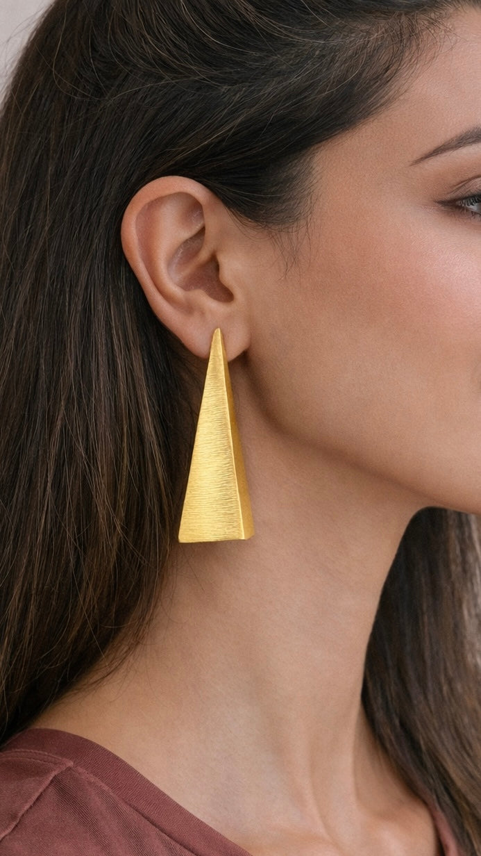 Pyramid earrings