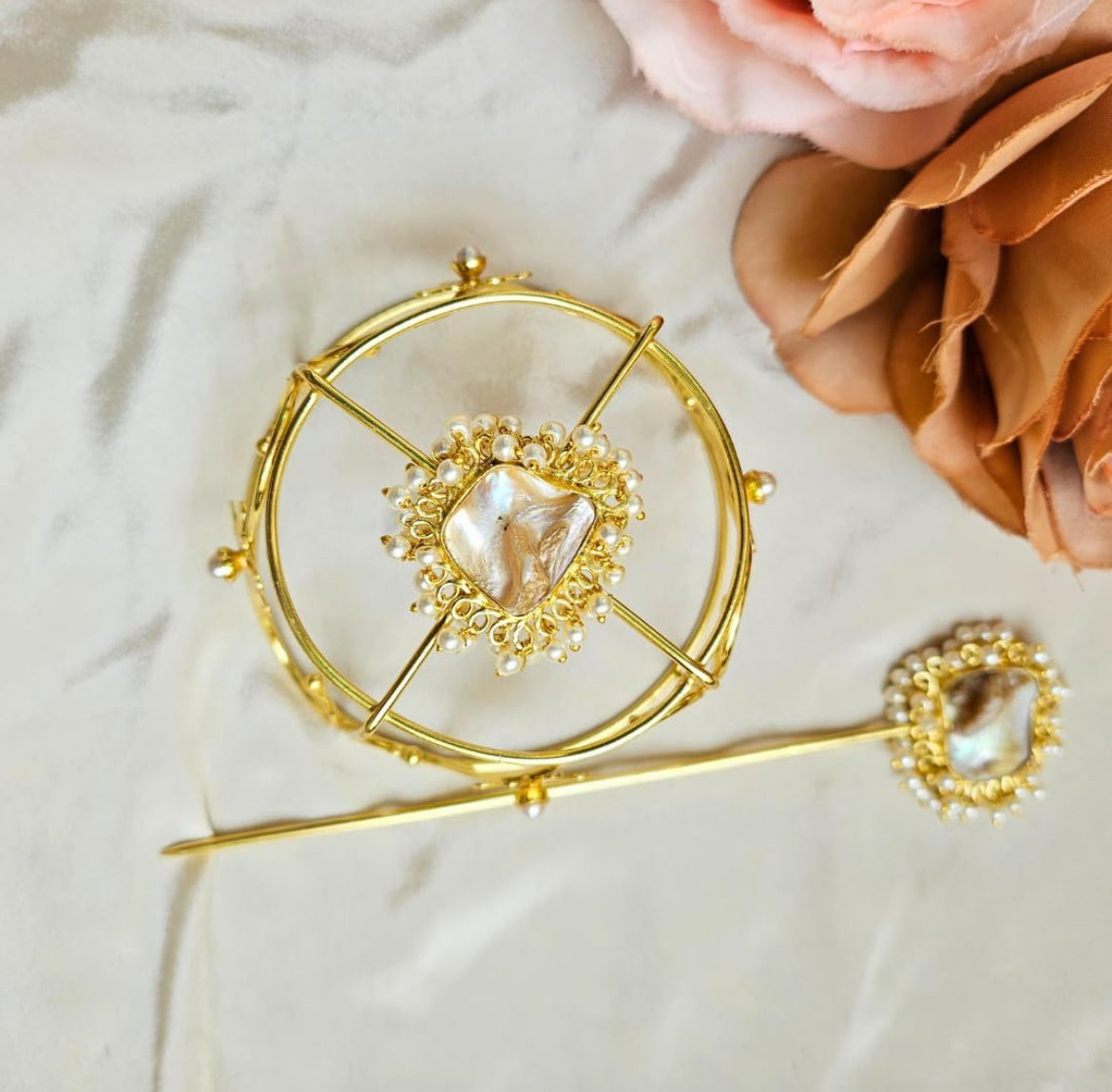 Mother of Pearl Bun Cage